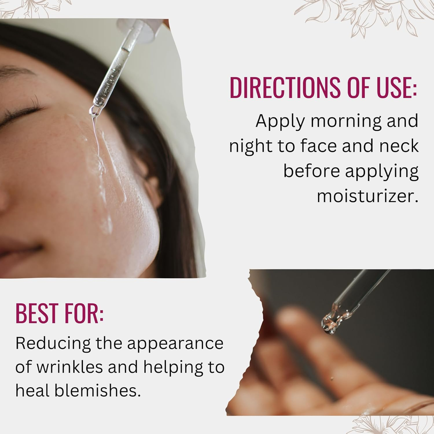 Manuka Honey Face Serum with Collagen, Hyaluronic Acid, & Pure Honey, by Manuka Lane image number 4