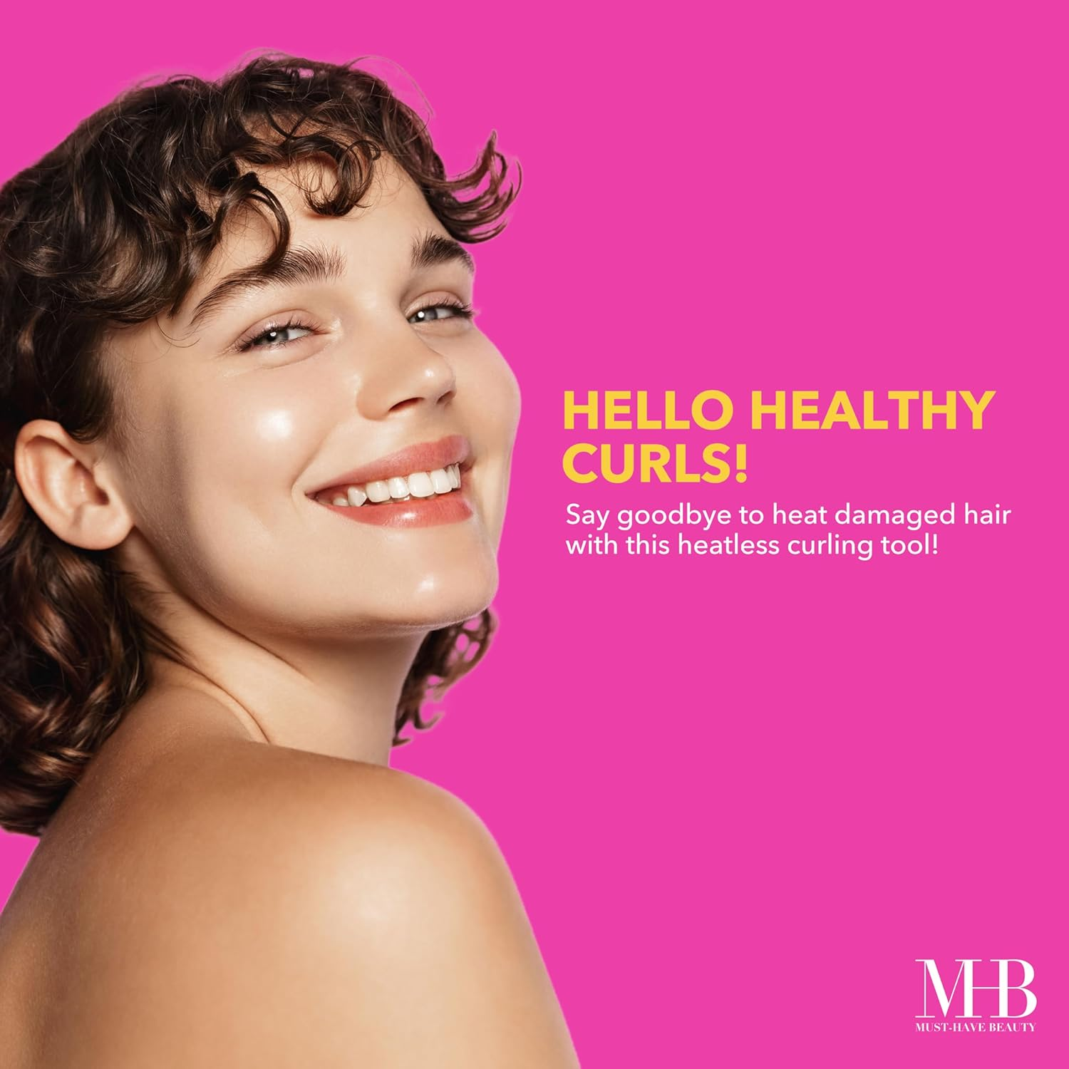 Expressions 24Pc Heatless Curling Pods - Silicone Hair Rollers for No Damage Curls, Value Pack, Overnight Hair Curlers for Versatile Hairstyling (Brights)