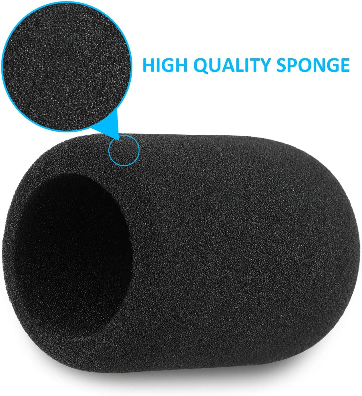 Rode NT USB Microphone Windscreen - Mic Cover Foam Pop Filter Customized for Rode NT-USB Condenser Microphone (Black) image number 2