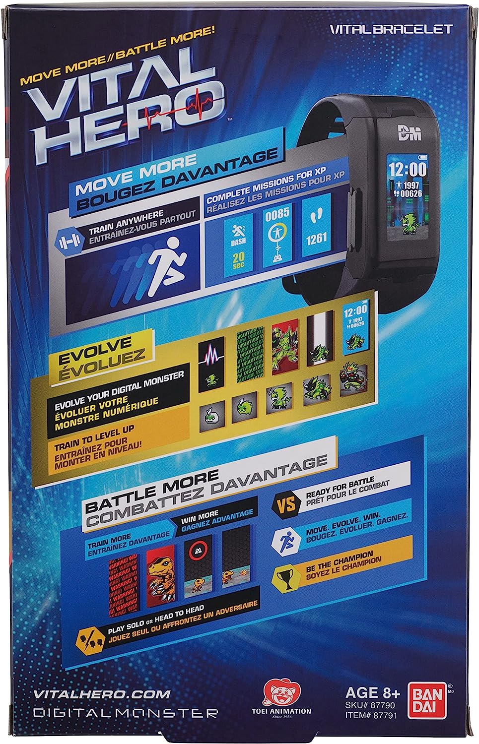 BANDAI Vital Hero Digimon - Black, 87791 image number 2