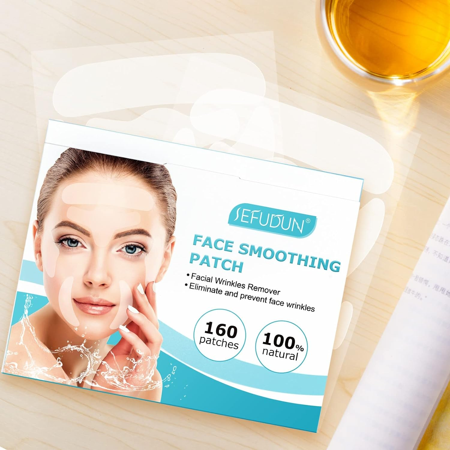 Face and Forehead Wrinkle Patches - 160Pcs Face Tape for Wrinkles Forehead Wrinkle Patches Face Patches for Wrinkles anti Wrinkle Patches Frownies Facial Patches image number 1
