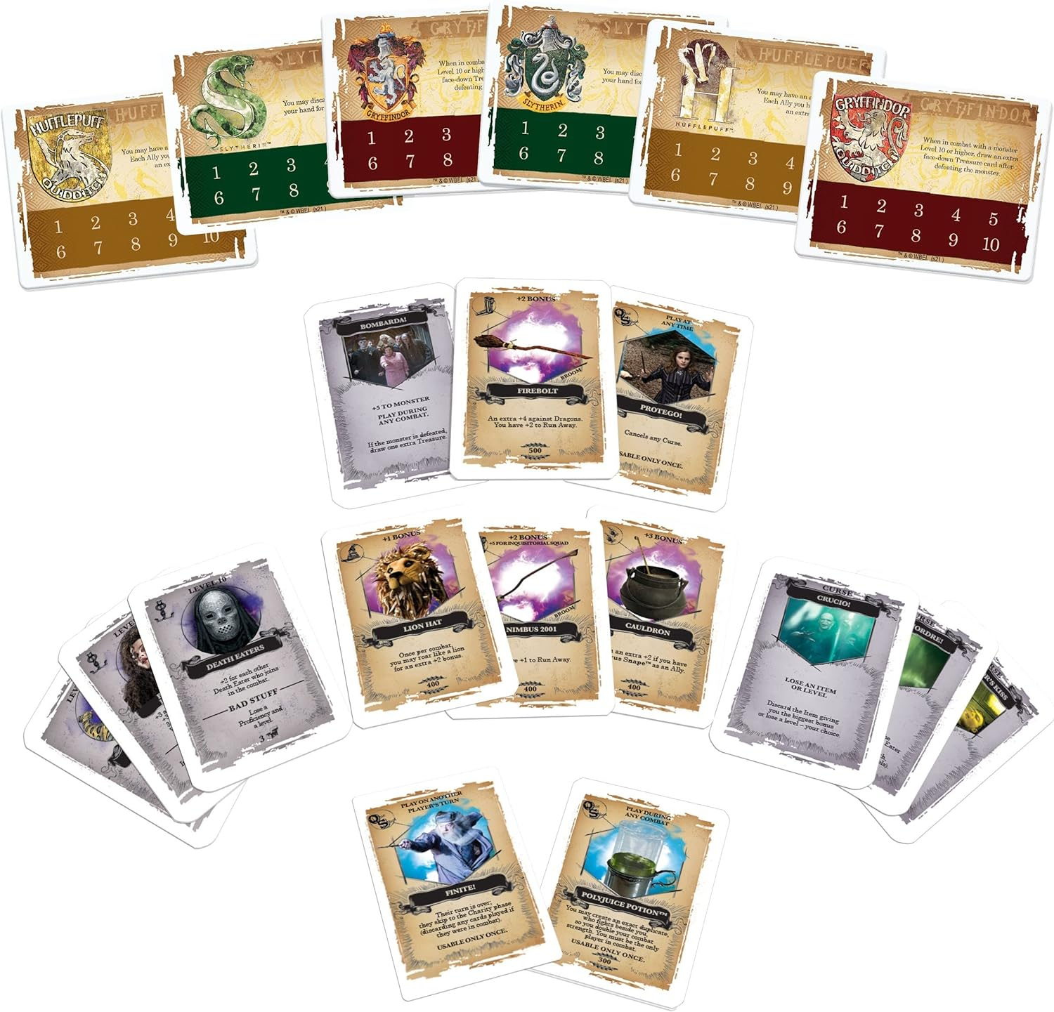 Munchkin: Harry Potter - Card Game for 3-6 Players, Magical Mischief in the Wizarding World image number 5