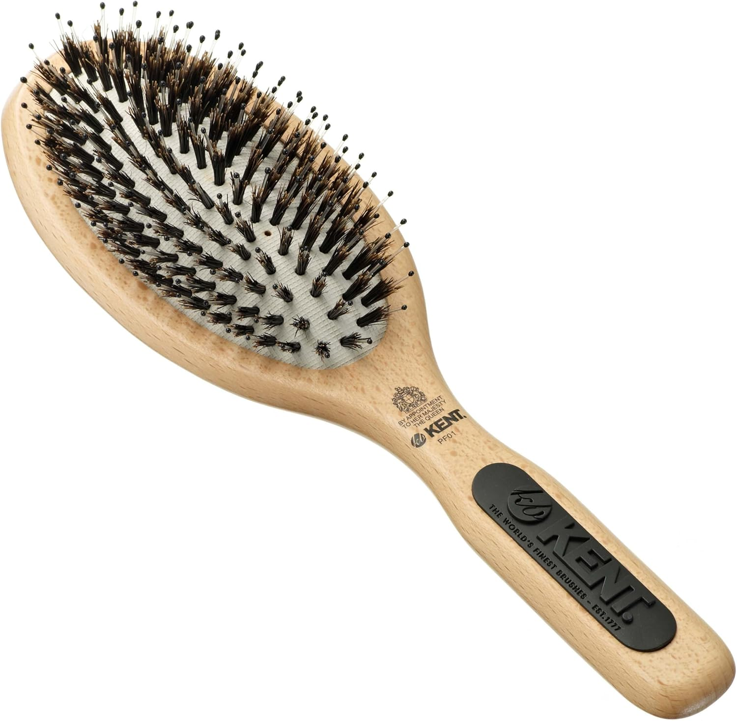 Kent Cushion, Bristle and Nylon Mix Hair Brush, Large image number 4