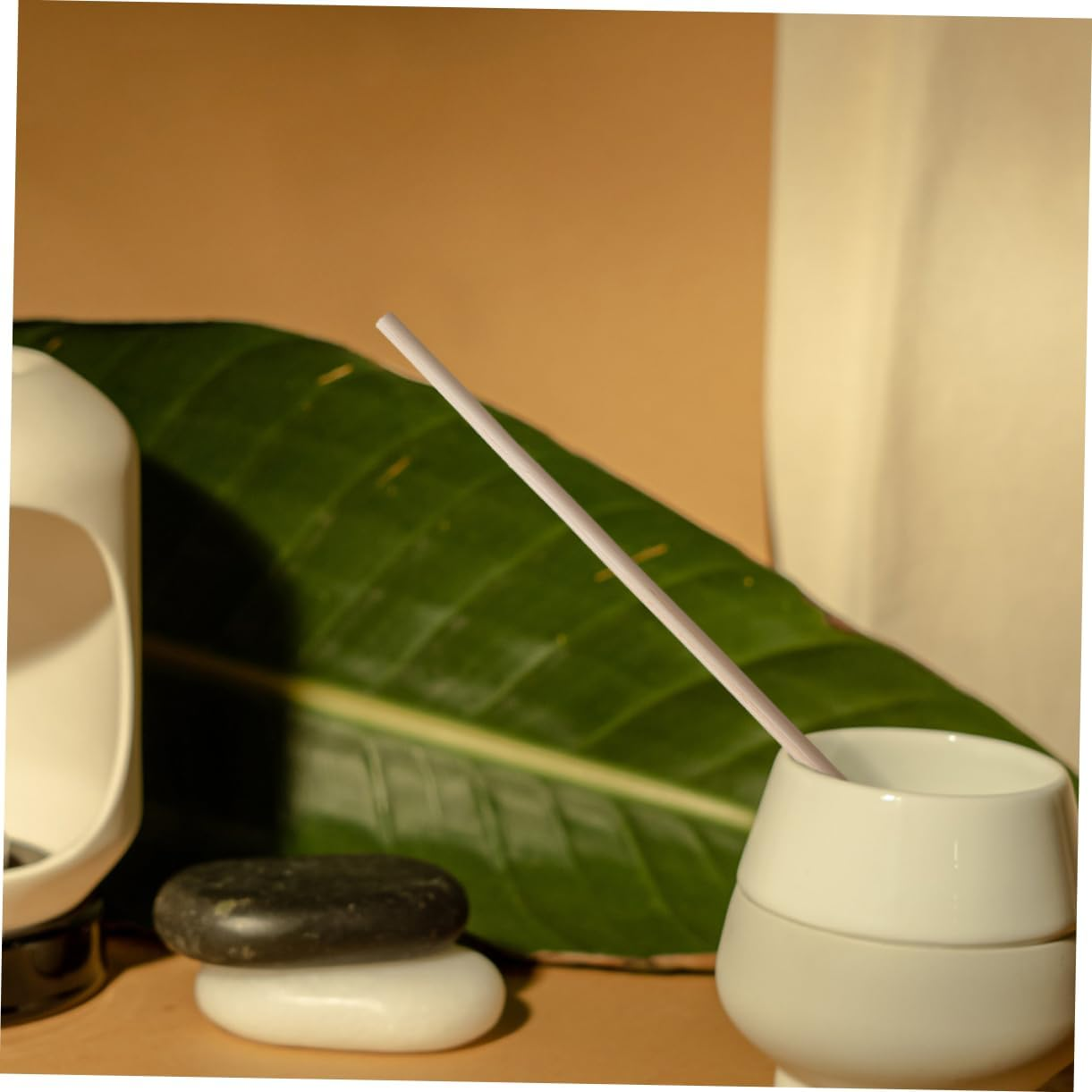 Outanaya 100Pcs Diffuser Essential Oil Sticks Aroma Supply Room Supply Replacement Household Aroma Sticks Convenient Aroma Reeds Fragrance Sticks Rattan Replacement Stick Dedicated