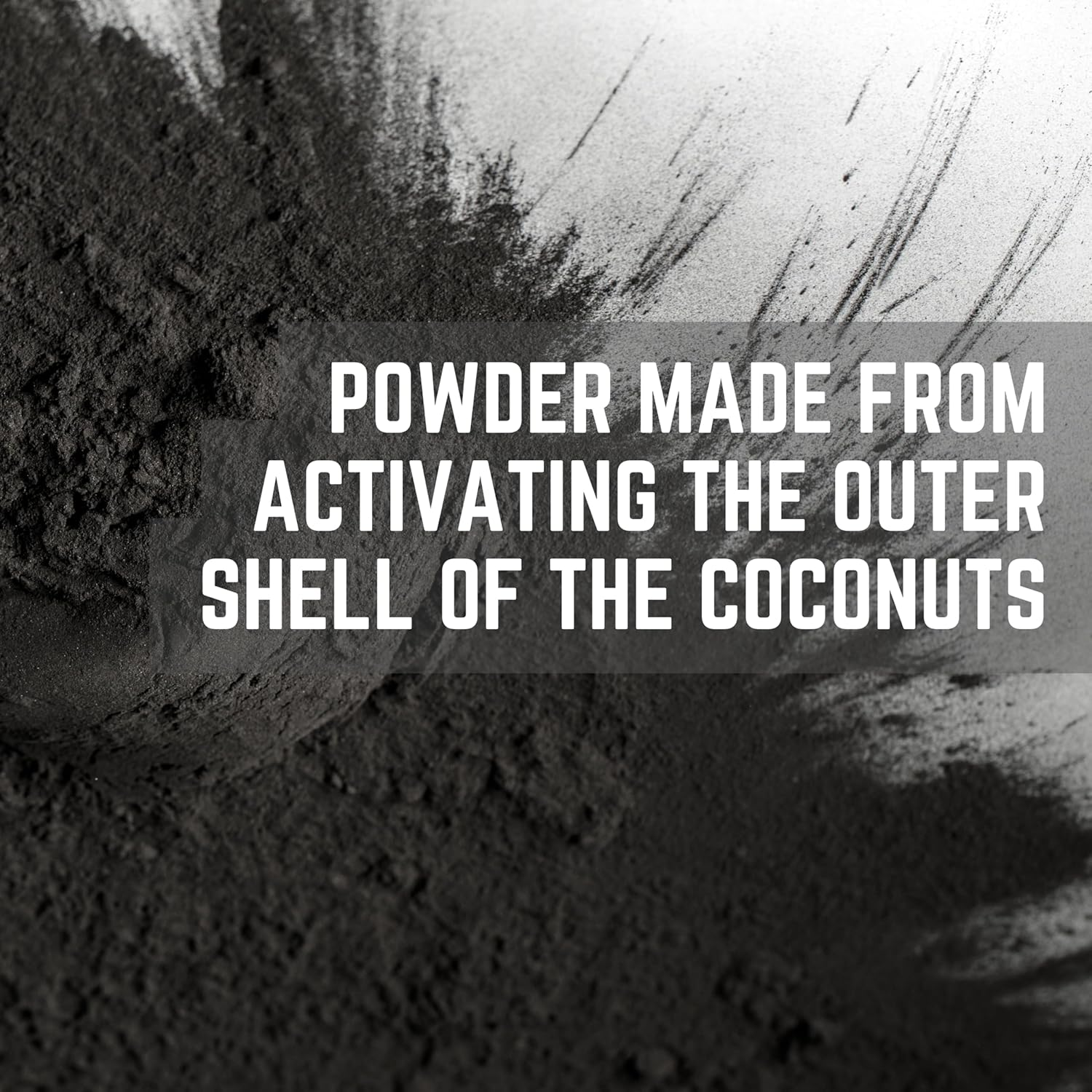 Coconut Charcoal Powder for Face and Skin | Activated Charcoal Powder | Derived from Coconut Shell | Removed Dead Skin, Impurities and Detoxify Skin (100G) image number 3