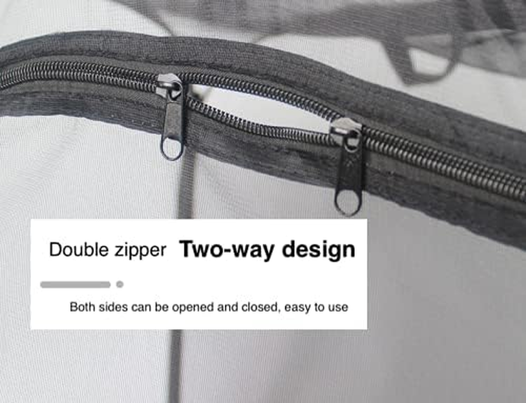 Outdoor Collapsible Insect and Butterfly Habitat Mesh Net Cage Terrarium Black (L-60 * 60 * 90Cm) image number 4