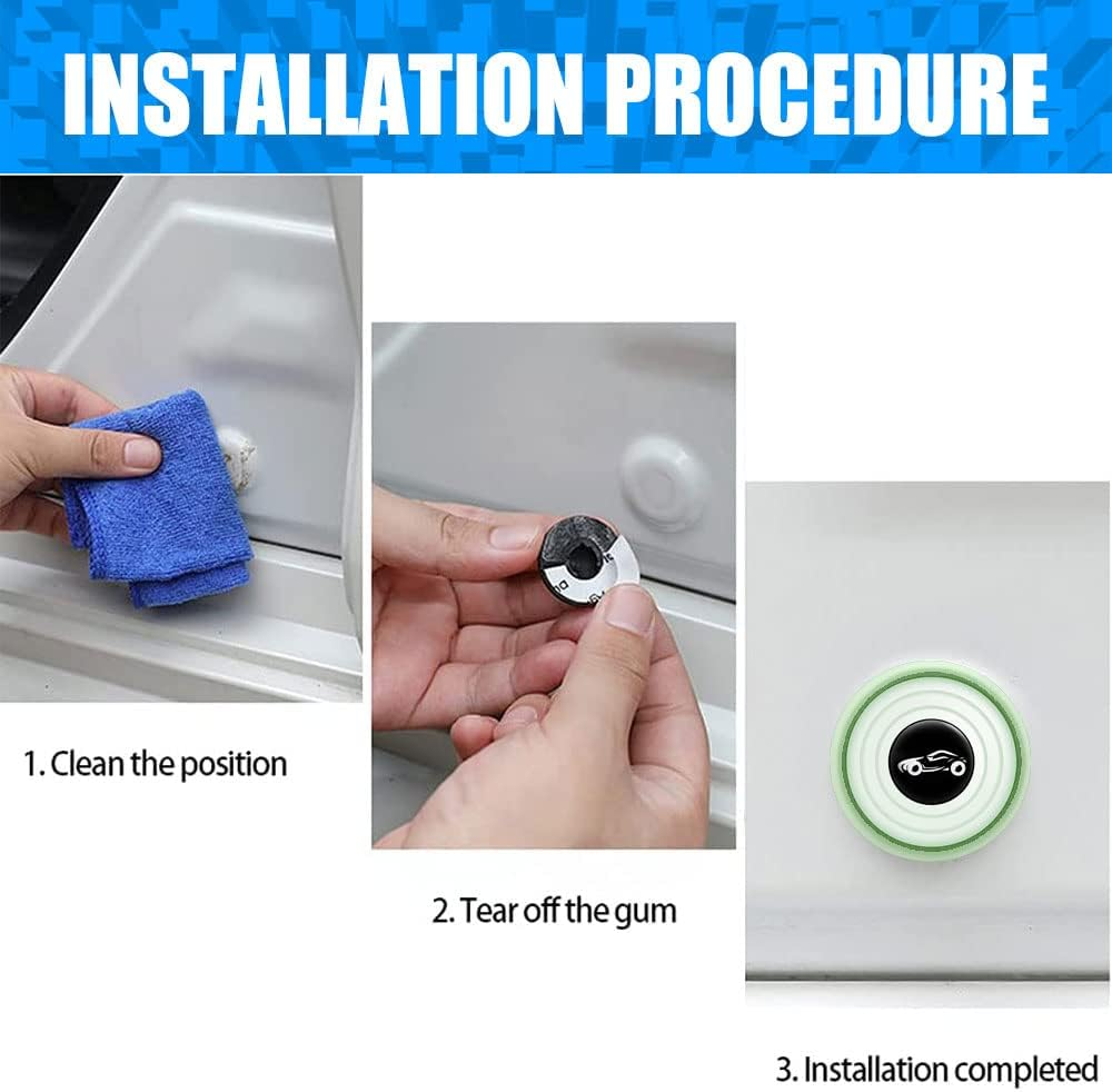 Deemars 10PCS Car Door Shock Absorber Protector, Sound Insulation and Anti-Collision Pad, Car Exterior Buffer Protector, Automotive Door Entry Guard Auto Accessories Universal for Most Cars