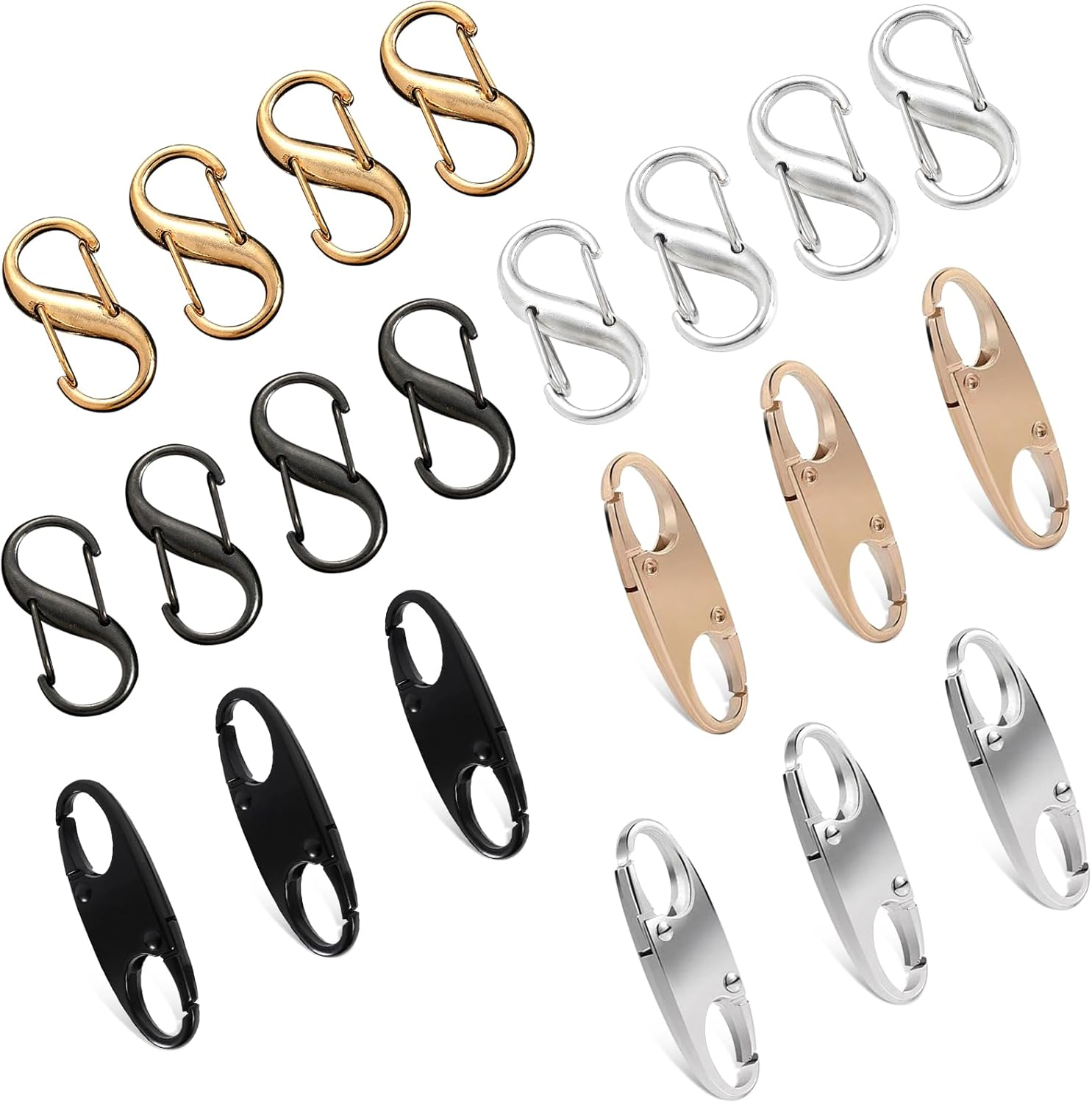 COZY CORE 21-Piece Zipper Clips anti Theft Deterrents &ndash; Secure Luggage, Clothing, Backpacks, Boots, Purses &ndash; Perfect for Travel and Outdoor Sports image number 5