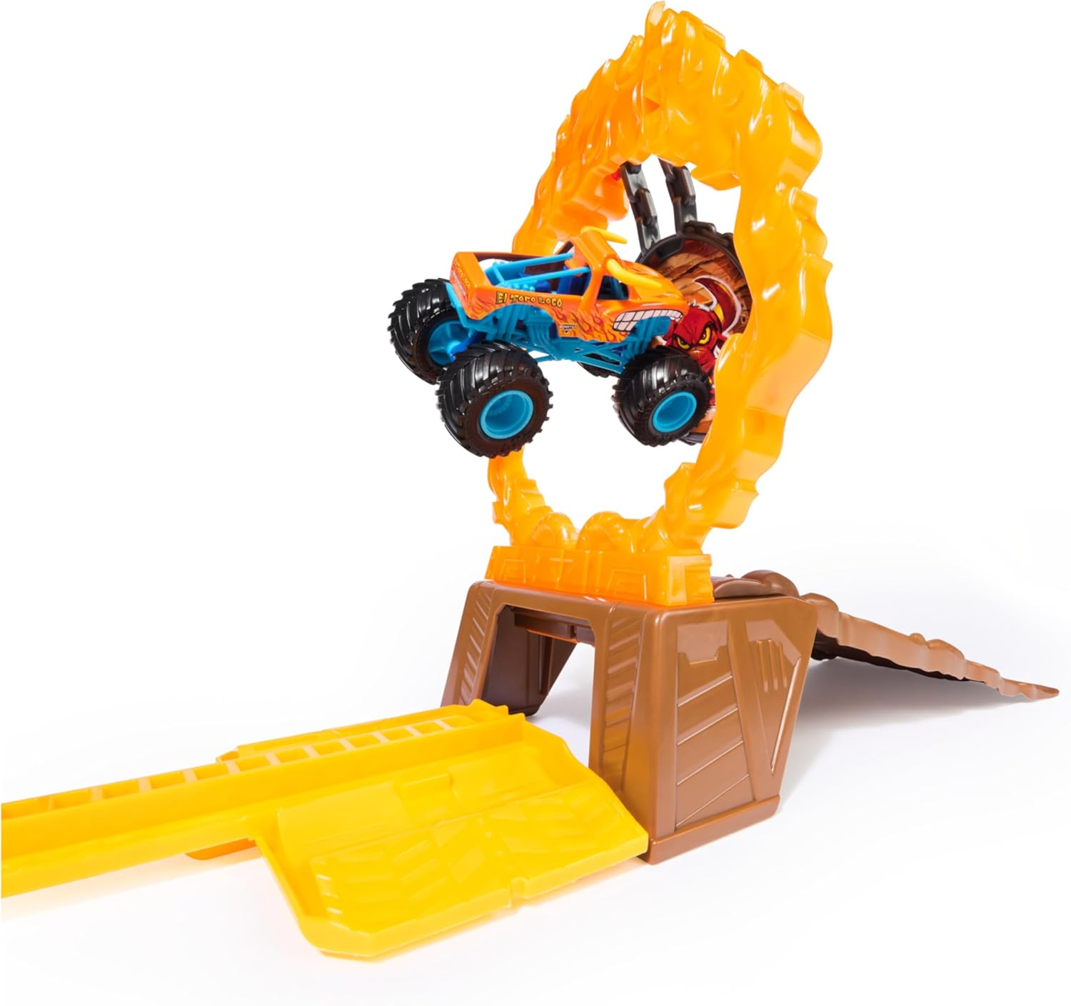 Monster Jam El Toro Loco Long Jump Playset with Exclusive Monster Truck (Walmart Exclusive)