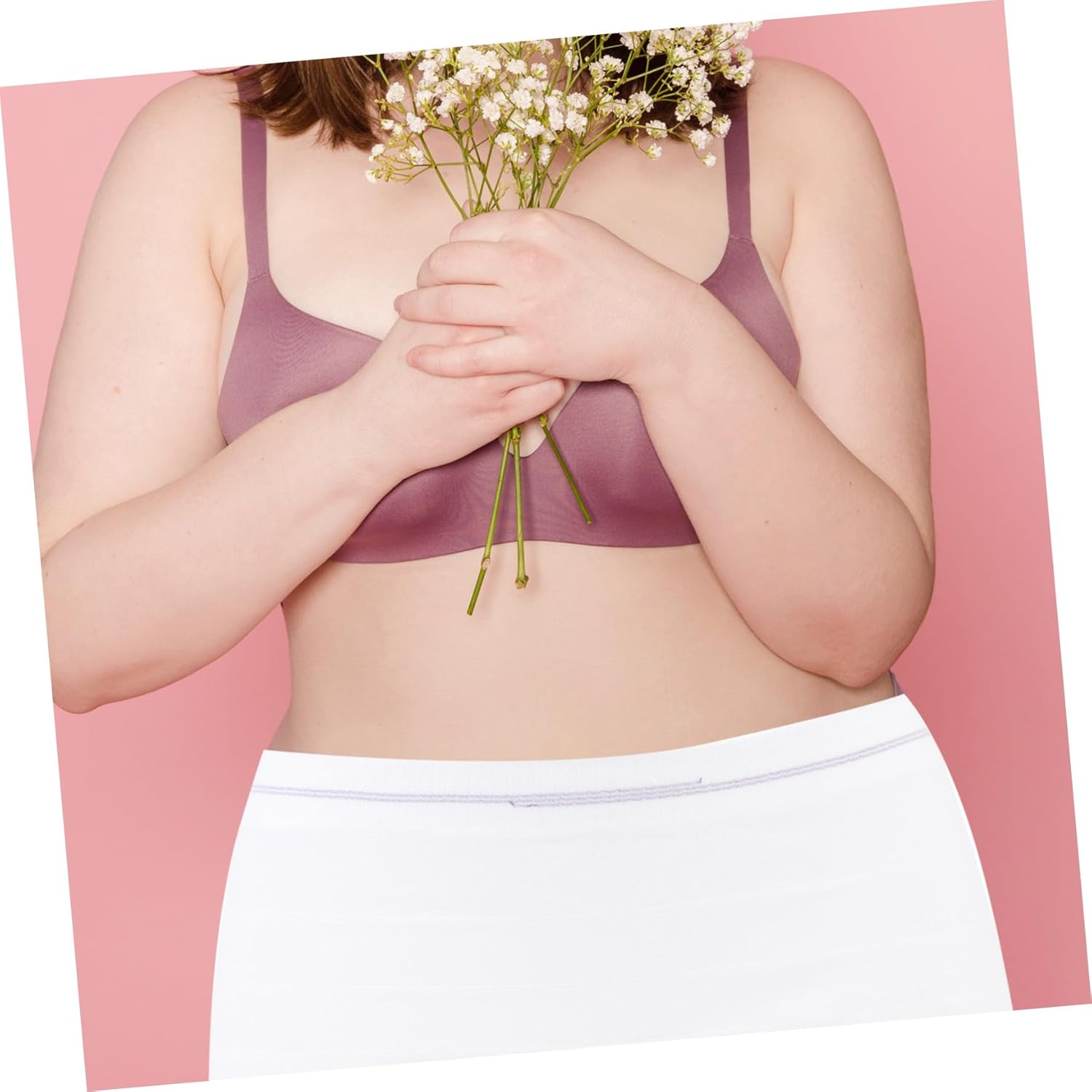 Healvian 2Pcs Disposable Postpartum Panties for Women Breathable Soft Briefs Lightweight Portable Underwear for Travel Maternity and Postpartum Care White XXL image number 5