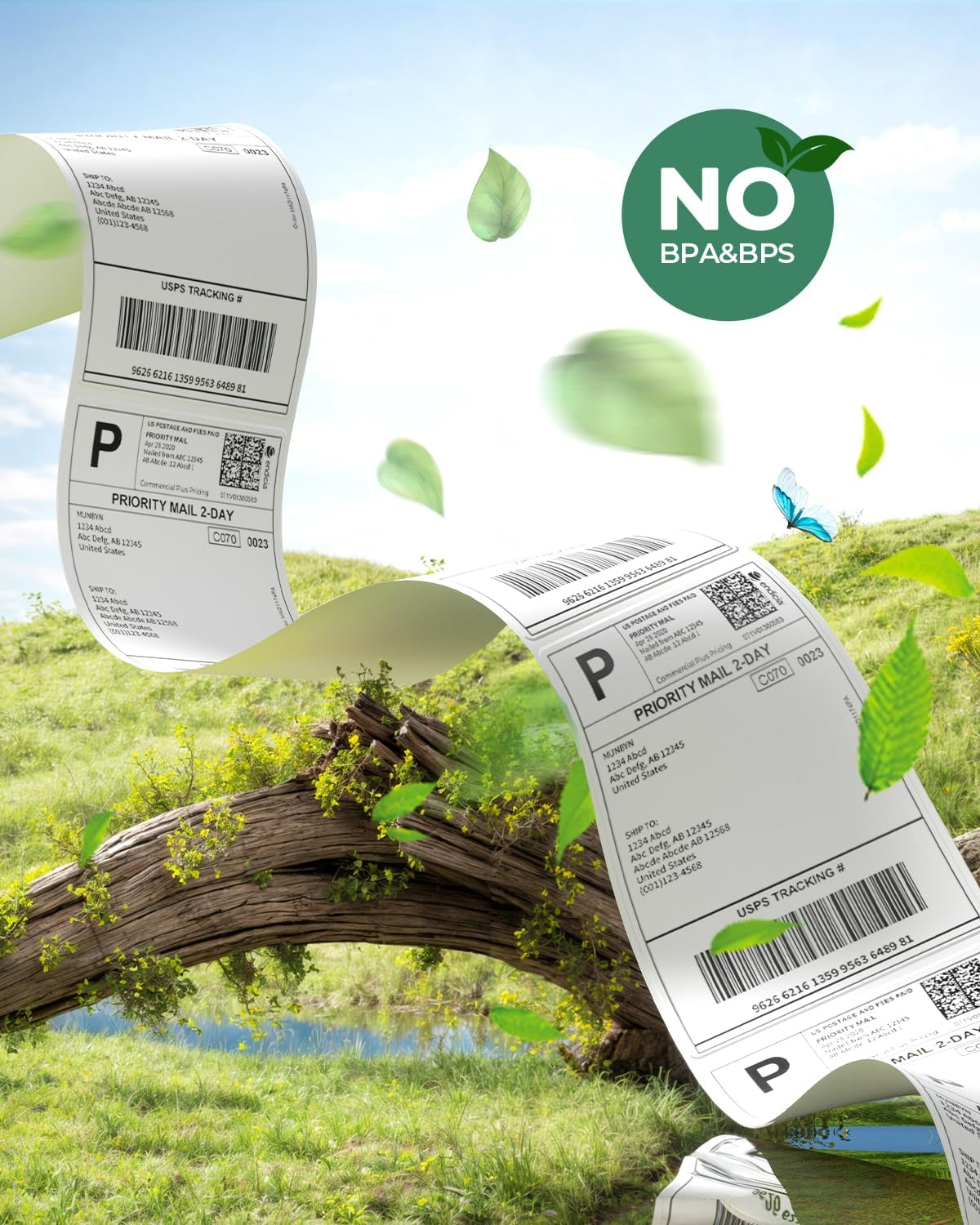 MUNBYN Thermal Direct Shipping Label (Pack of 500 4X6 per Roll Labels) - Commercial Grade&hellip; image number 6