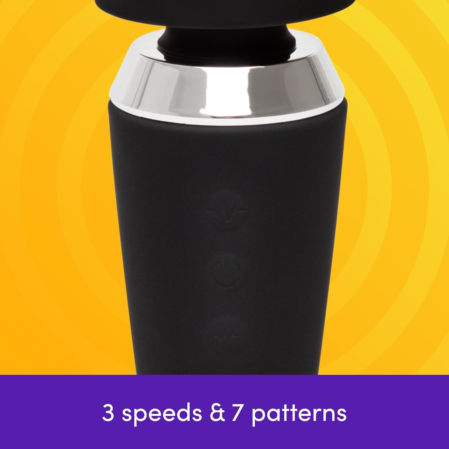 Lovehoney Double Ended Wand Vibrator for Women | Dual Stimulation Wand Massager for Clitoral & G Spot Stimulation | Powerful Vibrating Dildo Adult Sex Toy | Body Personal Massager for Couples image number 1