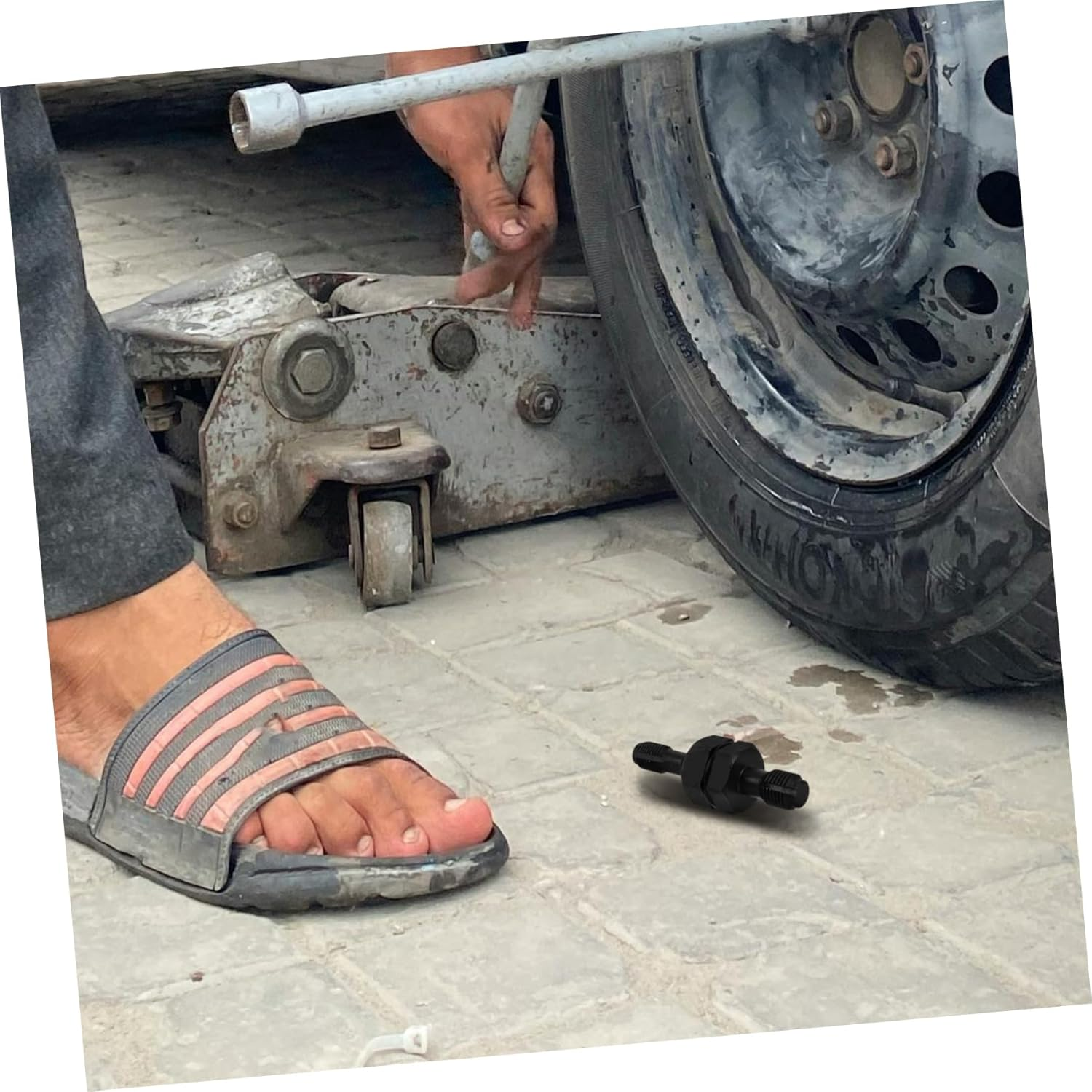 GANAZONO Spark Plug Thread Insert Tap Kit Durable Tool for Accurate Repair of Spark Plug Automotive Engines Ensures Optimal Performance and Long-Term Reliability