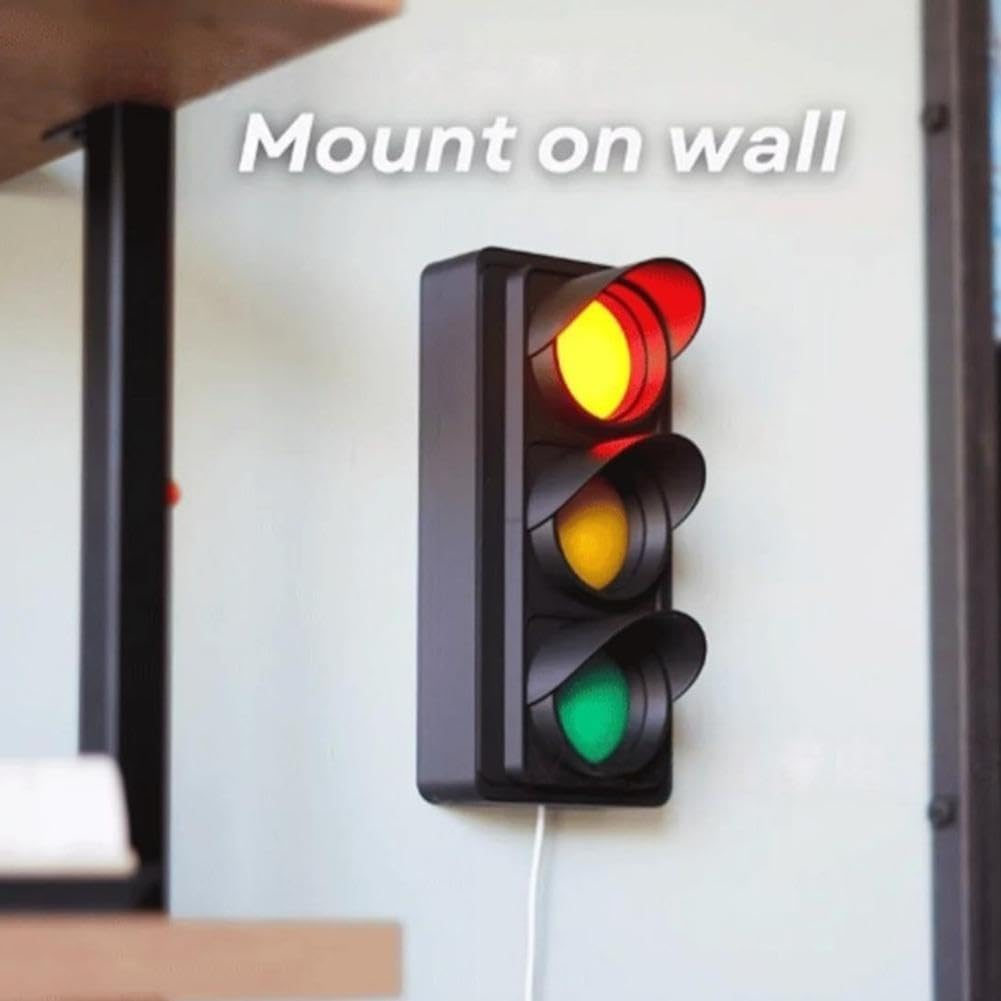 Social Signal Light, USB Powered Traffic Light for Office Desk - Red/Yellow/Green Mood & Status Indicator for Home Office, Privacy No Disturb Lights for Focus, Meetings, Remote Work image number 5