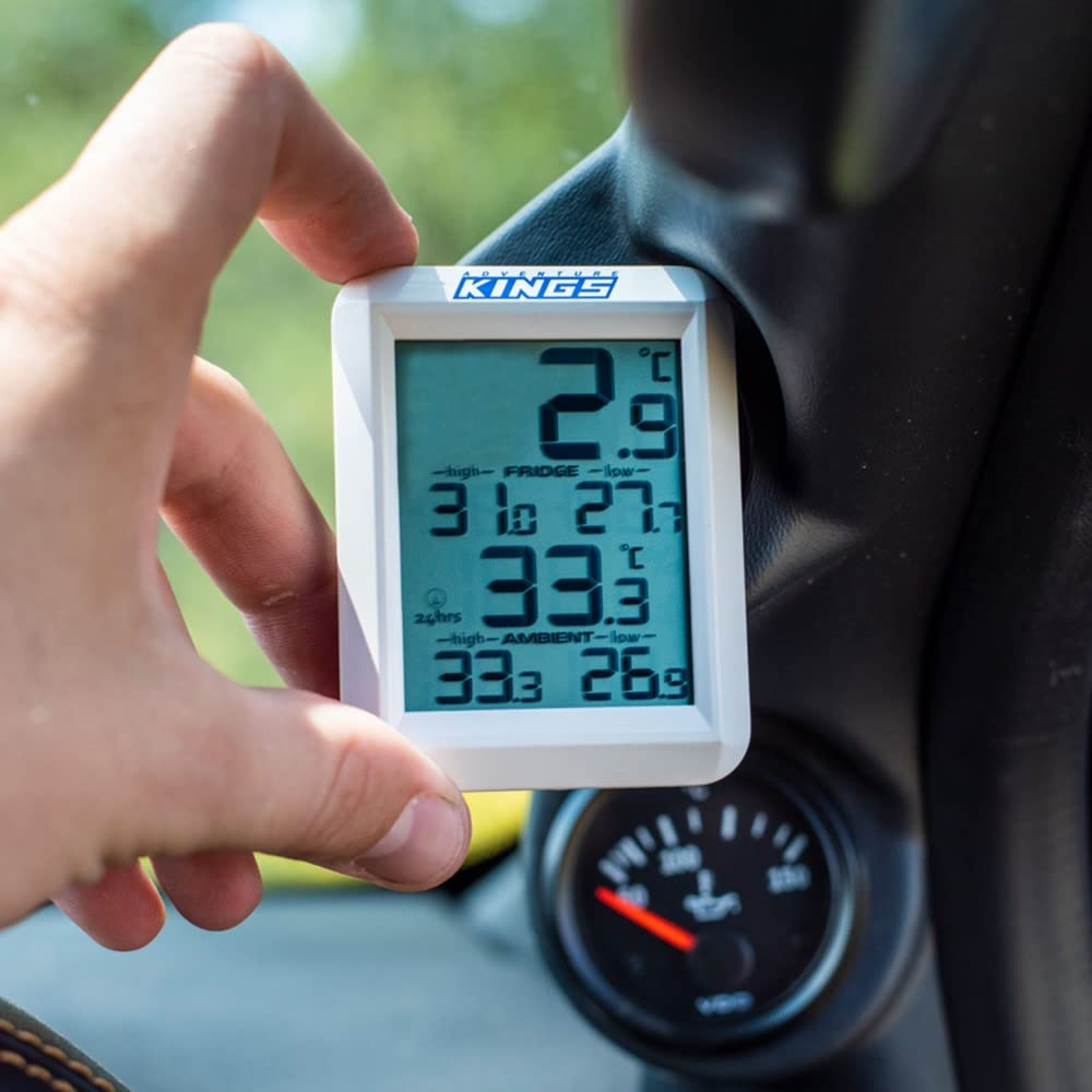 Adventure Kings Wireless Fridge Freezer Thermometer LCD Screen 30M Range 4WD SUV image number 1