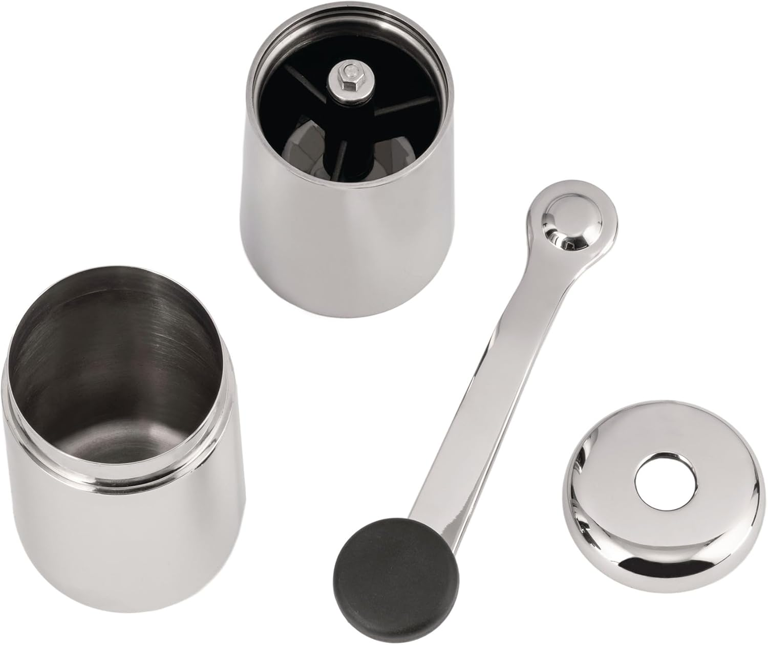 Alessi KT01 Slow Coffee Grinder, Stainless Steel, Steel image number 2