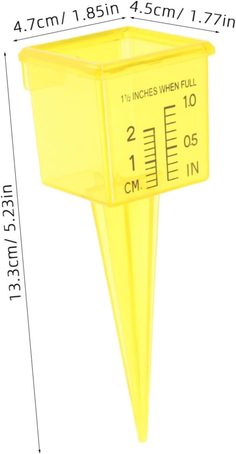 SEWACC 20Pcs Lawn Rain Gauge with Dual Scale for Accurate Rainwater Measurement Sprinkler Gauge for Garden Patio Water Level Monitoring Fit for Outdoor Use image number 5