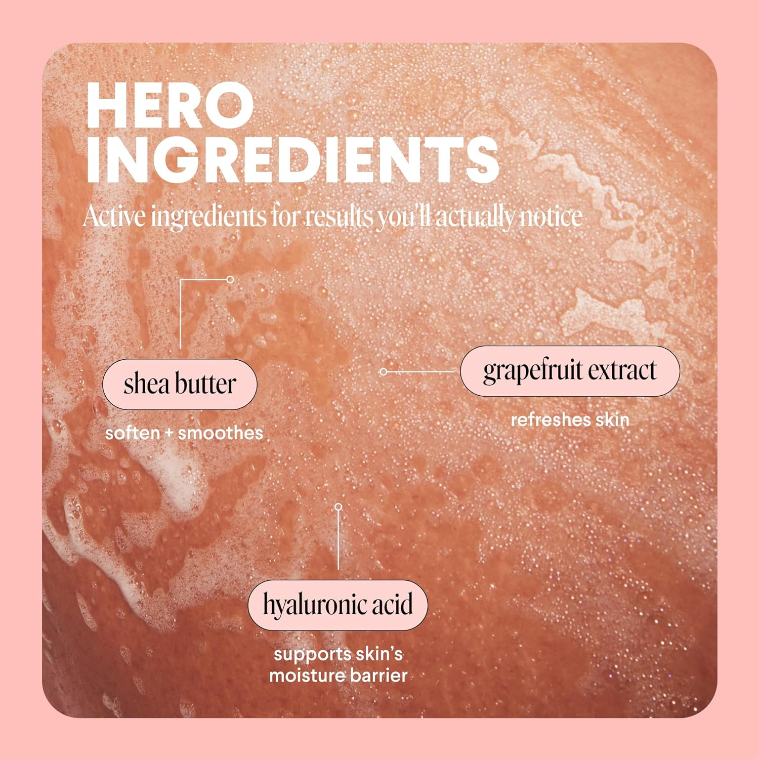 MONDAY Haircare CLEANSE Body Wash with Grapefruit Extract, Hyaluronic Acid, Shea Butter, Hyaluronic Acid and Coconut Oil image number 2