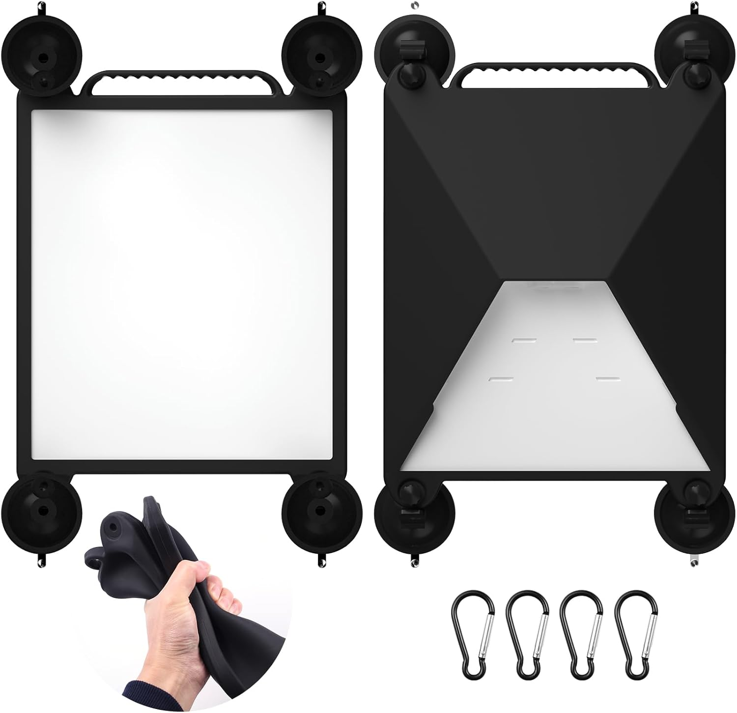 Starlink Mini Sunroof Suction Cup Mount with Luquid Silicone Protective Case,Starlink Mini Protective Case for Dish Antenna,Mounting Kit for Car Windows and Sunroofs - Starlink Mini Car Mount image number 3