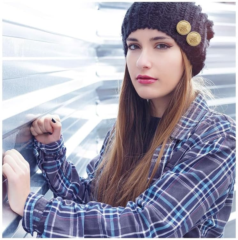 16Pcs Metal Blazer Button Set Vintage Style Metal Buttons Jeans Buttons British Style Buttons for Coat Blazer Suits Uniform Jacket Sewing Crafts (Gold)