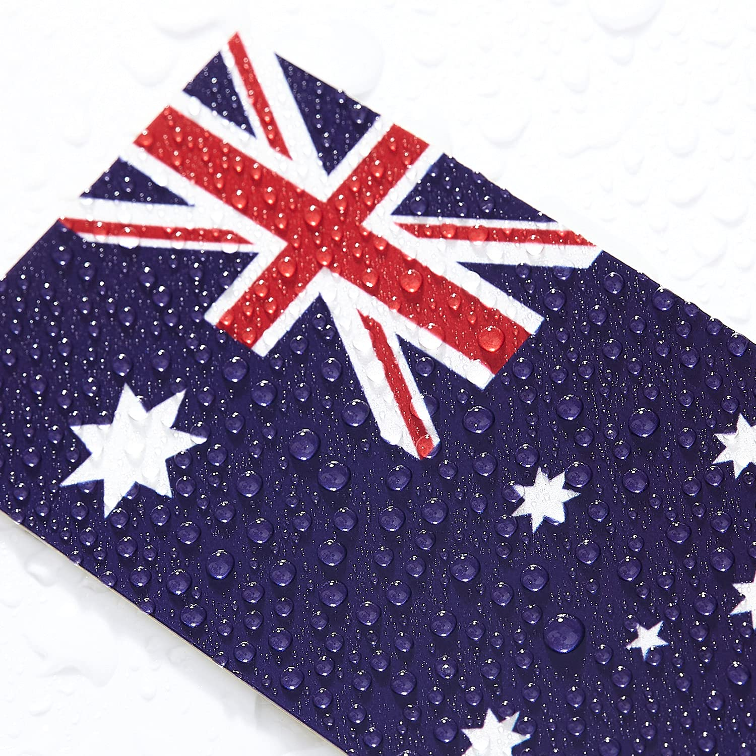 HSQ 5 Pcs Australia Flag Vinyl Decal, Tactical Australian Flag Decal Sticker, Australia Stickers for Vehicles Car Window Bumper 2.5 X 4.5 Inch - Armenia image number 5