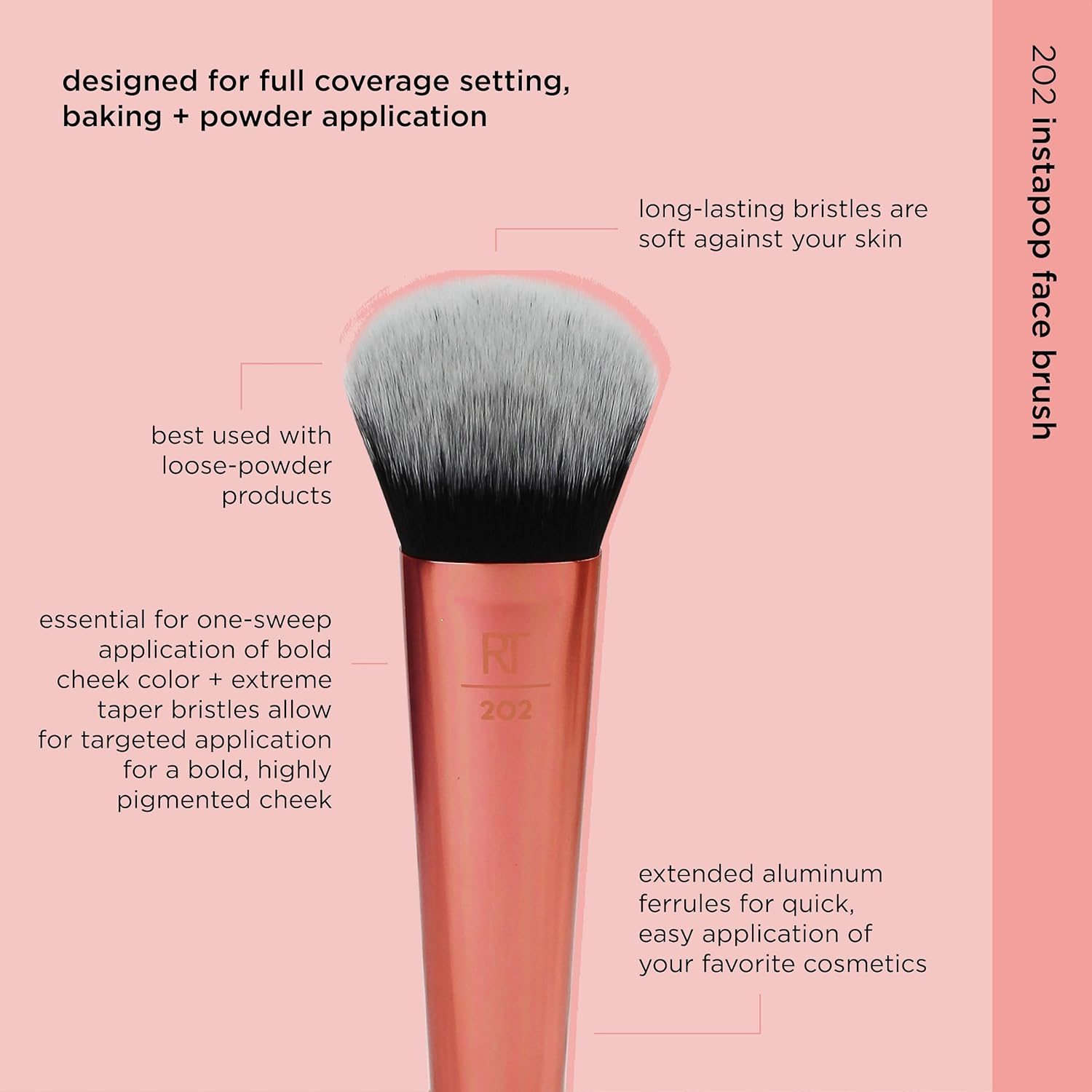Real Techniques Seamless Complexion Brush, Mixed, 130 G