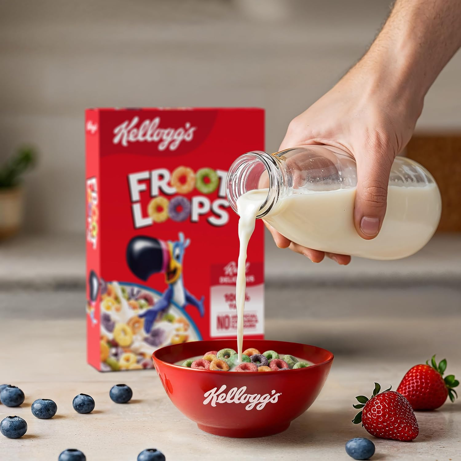 Kellogg'S Froot Loops Breakfast Cereal, 285G image number 1