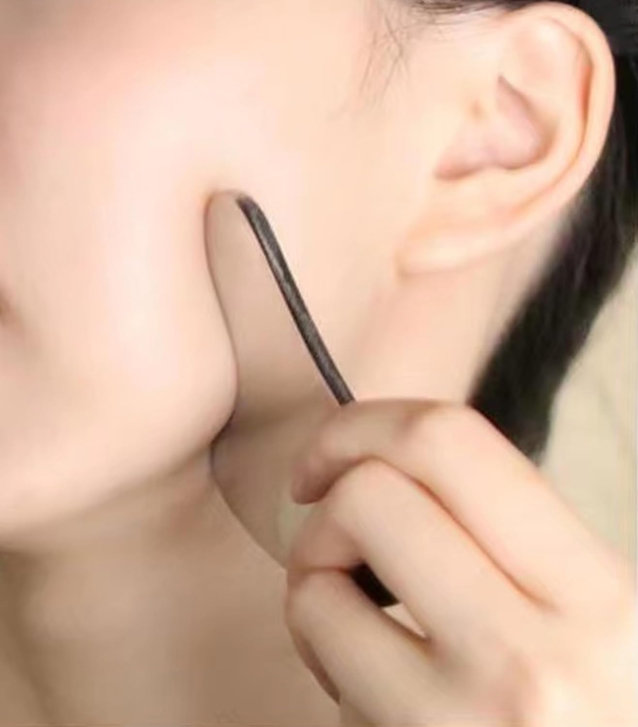 Stainless Steel Gua Sha Stainless Steel Guasha Metal Gua Sha Facial Tools Massage Guasha Tool for Face Gua Sha Tool Gua Sha Stone Massager Gua-Sha Face Sculpting Tool Body (Stainless Steel Gua Sha) image number 3