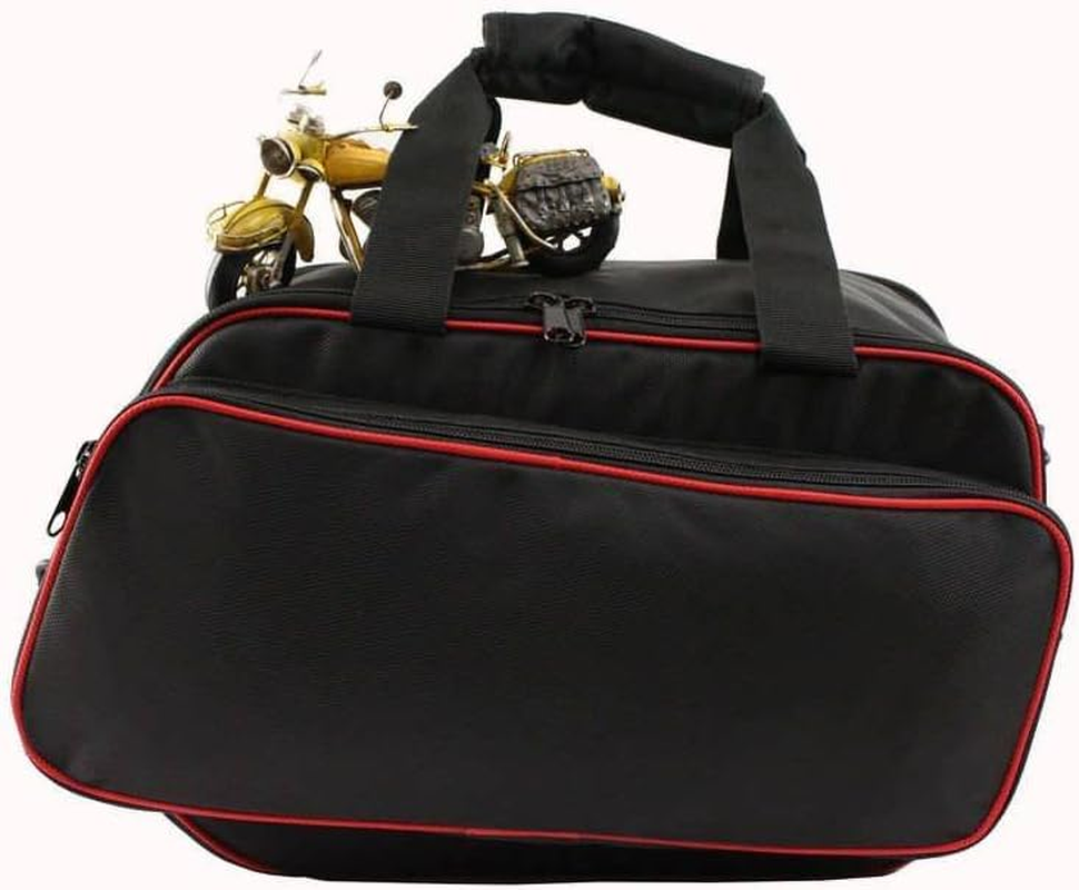 Made4Bikers Promotion Bag: Printed Suitcase Inner Pockets Suitable for Ducati Multistrada V2 from 2022, 1200 from 2015, 1260 from 2017, 950 from 2017