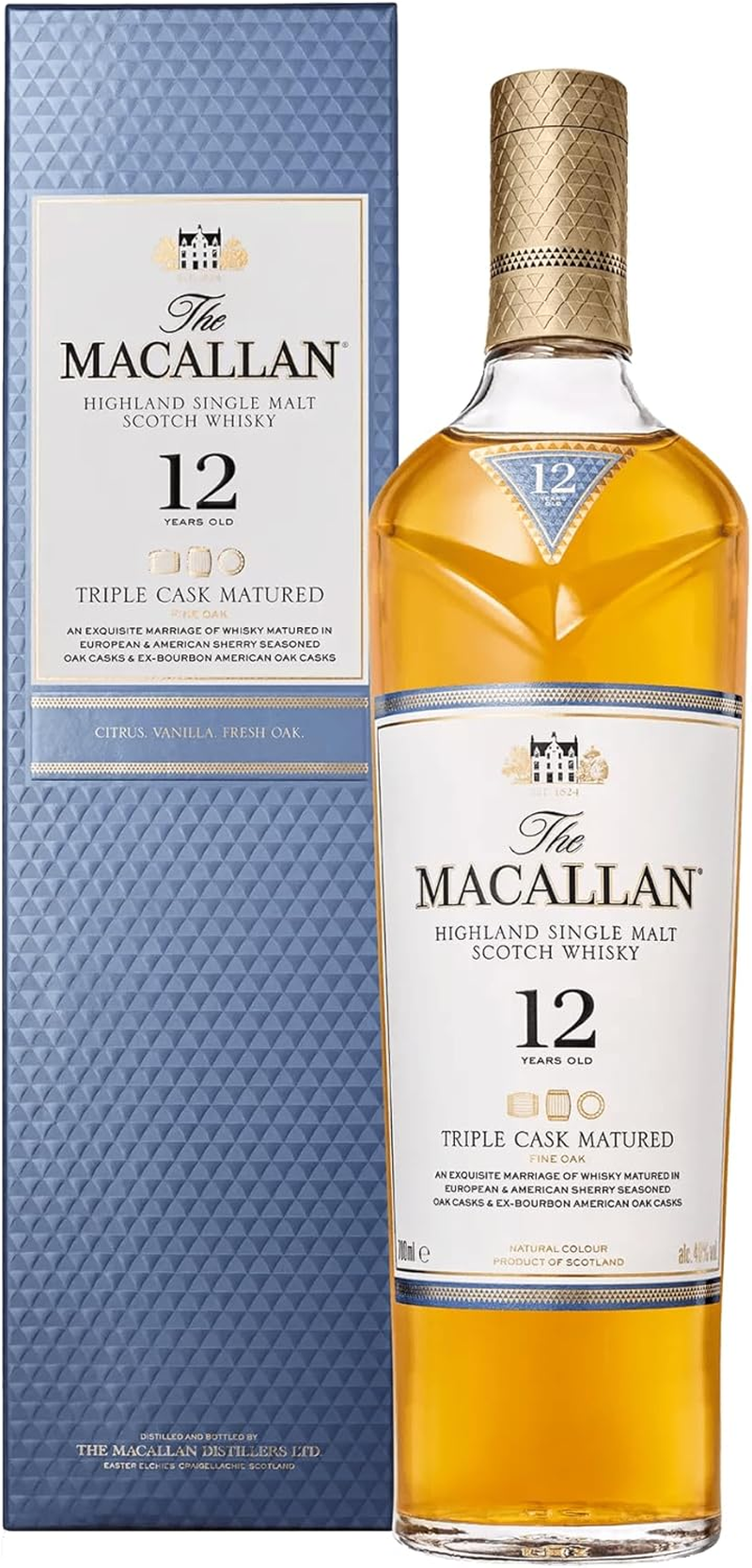 THE MACALLAN 12 Y.O.TRIPLE CASK MATURED HIGHLAND
