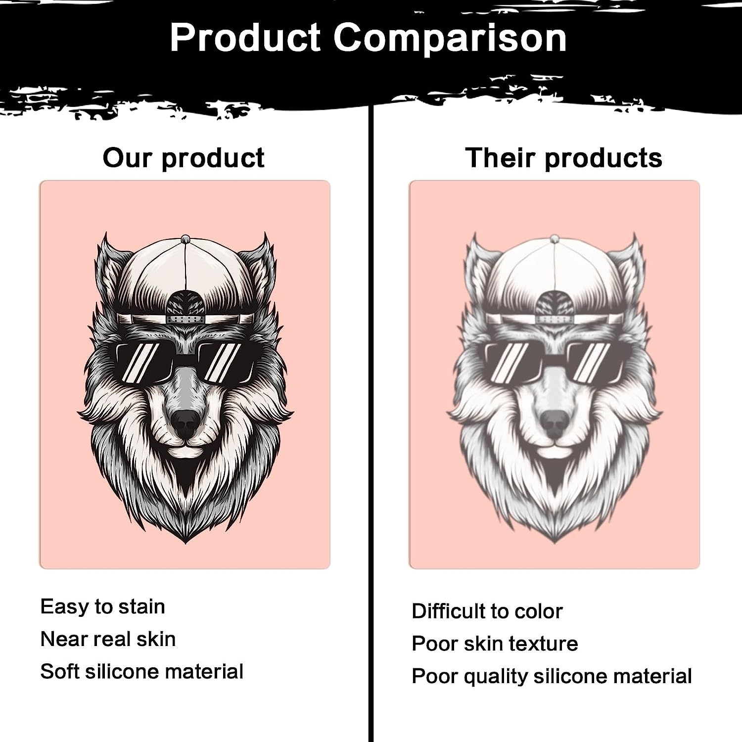 PIXESTT Tattoo Skin Practice, Double Sides Fake Skin for Tattoo Supplies, Tattoo Kit, for Beginners and Experienced Tattoo Artists. (10 Sheets) image number 6