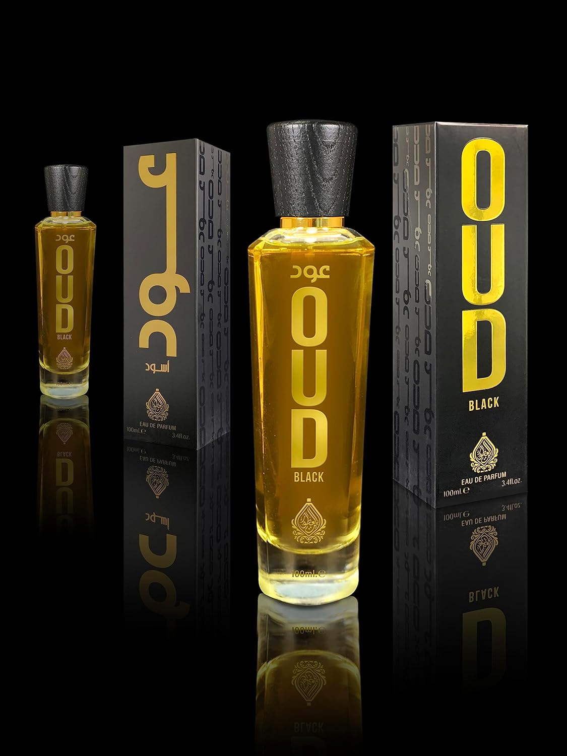 House of Perfumes Men'S Oud Black Eau De Parfum Spray, 100 Ml