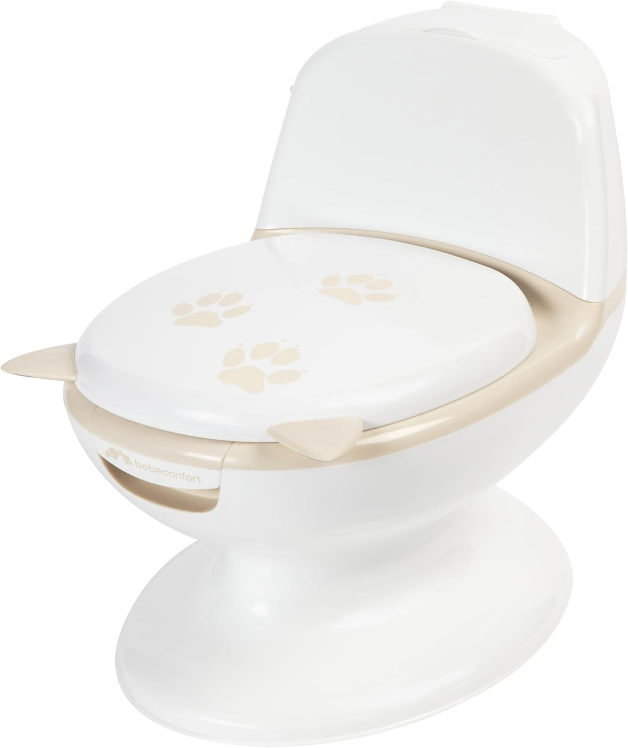 Bebeconfort Mini Size Toilet, Baby Potty Training Toilet, 1-4 Years, 0-20 Kg, Lifelike Design with Splash Guard, Real Flush Sound, Removable Bowl, Easy to Clean, Rubber Foot, Cute Fox image number 2