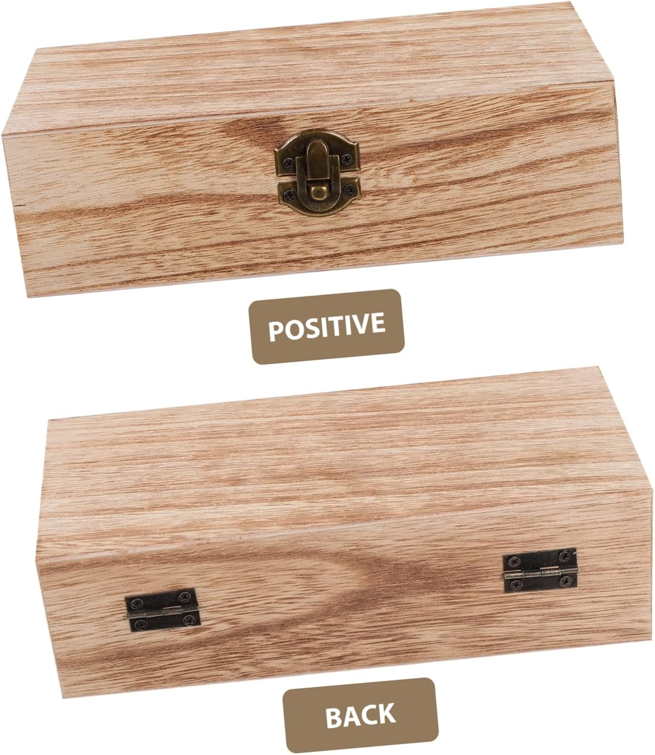 Solid Wood Storage Boxes Christmas Boxes Small Jewelry Packing Retro Design image number 6