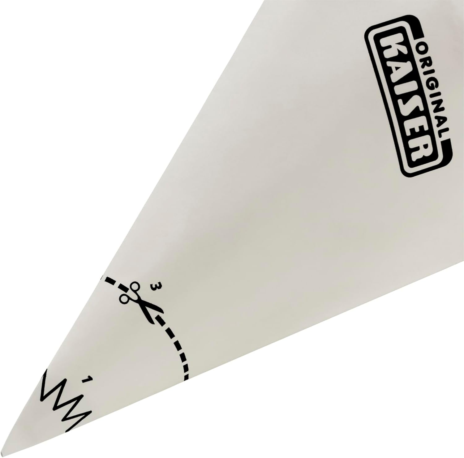 KAISER P&acirc;tisserie Single-Use Icing Bags, Set of 6, Made of Plastic-Coated Special Paper, Hygienic Single Use, Cutting Guide image number 3