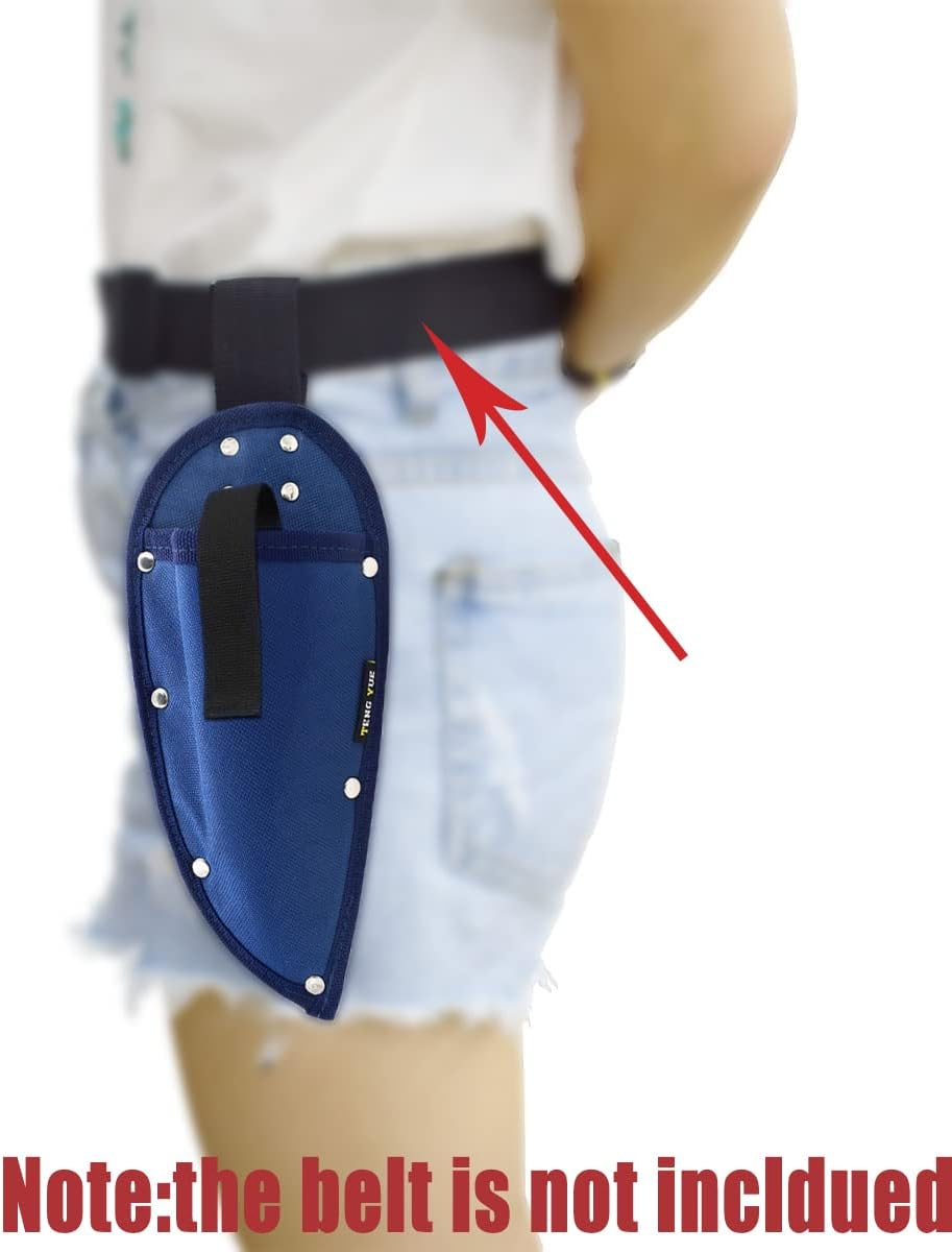 Garden Tool Belt Bag, Oxford Canvas Pruner Sheath, Gardening Tool Case Pouch Bag for Secateurs, Garden Scissor and Pliers image number 5