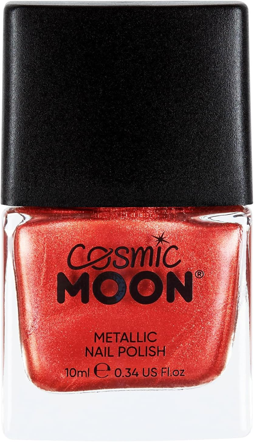 Cosmic Moon - Metallic Nail Polish - 14Ml - for Mesmerising Metallic Nails - Gold - Blue image number 2
