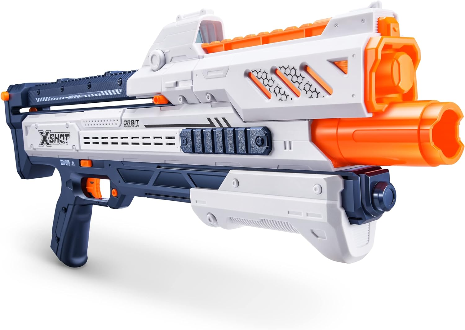 Xshot X-Shot Chaos Orbit Blaster (2 Pack + 100 Darts) by ZURU, White Dart Ball Blaster, Toy Blaster, Easy Reload, Rapid Fire Power, Quick Fast Reload, Toys for Kids, Boys, Teens, Adults (White) image number 4