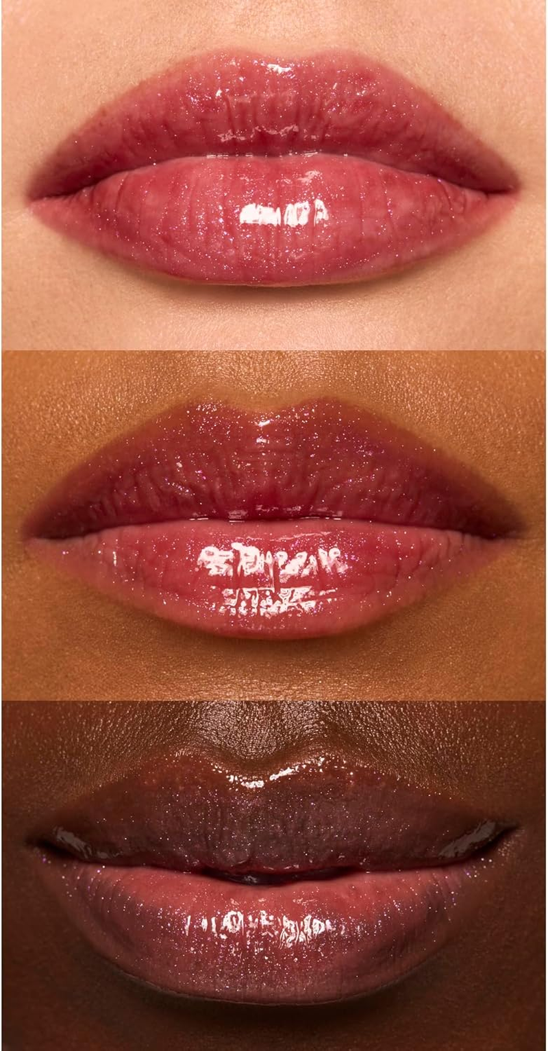 Divine Wine Glow Reviver Lip Oil Glimmer by Elf image number 3