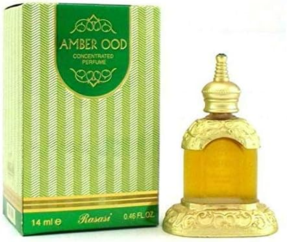 Amber Ood by Rasasi for Unisex - 0.46 Oz Concentrated Perfume Oil