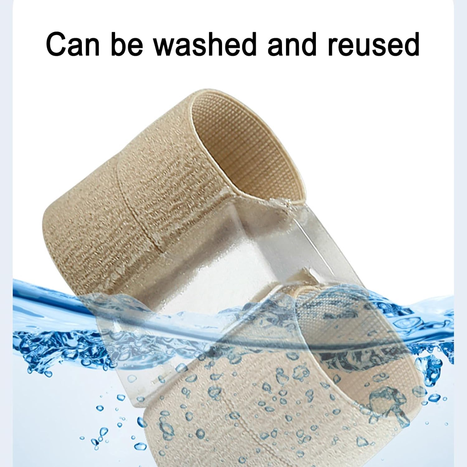 3Pcs Bunion Toe Separators, 2 Loops Toe Separator, Gel Toe Spacers Bunion Corrector, Hammer Toe Straightener for Overlapping Toes Women Men