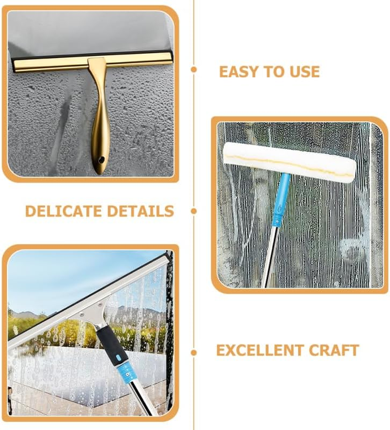 OSALADI Window Squeegee Replacement Rubber 35 Cm Pack of 5 for Window Cleaning Squeegee image number 1