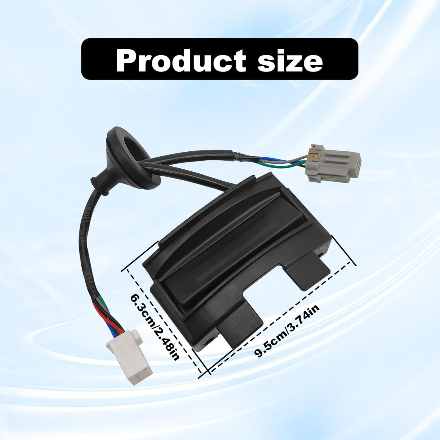 Hatch Button Trunk Latch 81260-2V010, Rear Trunk Hatch Release Switch Buttons outside HDL Lock Assembly Compatible with Hyundai Veloster 1.6L 2012 2013 2014 2015 2016 2017-T Lid with Camera image number 3