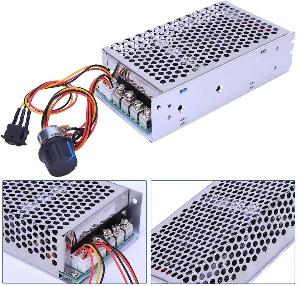 5000W DC Motor Speed Controller，10-50V 100A DC Motor Speed Controller PWM Control Switch Governor PWM Speed Regulator image number 1
