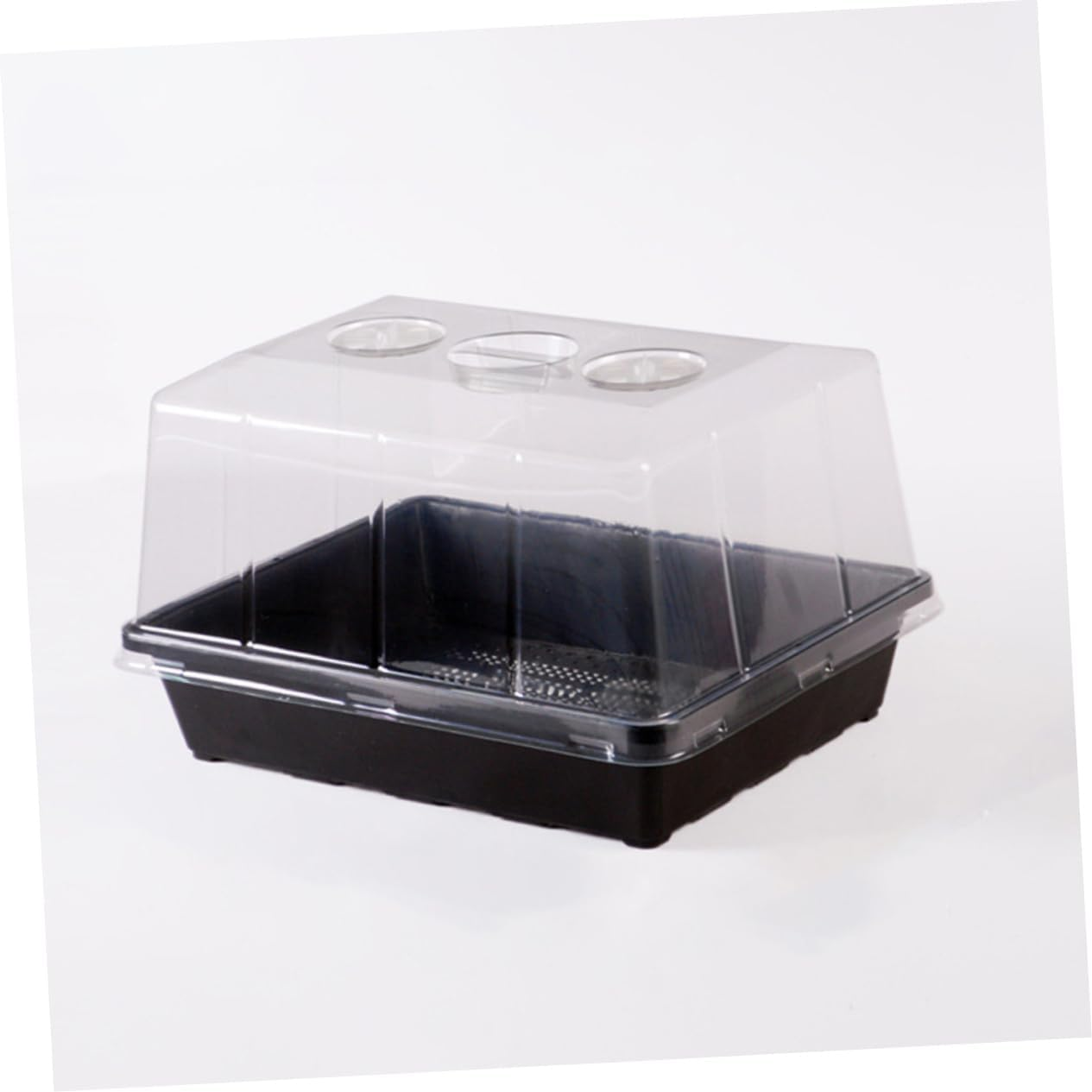 INOOMP 1Set Thick Trays for Starting Plants Indoor and Outdoor Nursery Supply Compact and Smooth Germination Flat Tray with Finish for Greenhouse Use image number 1