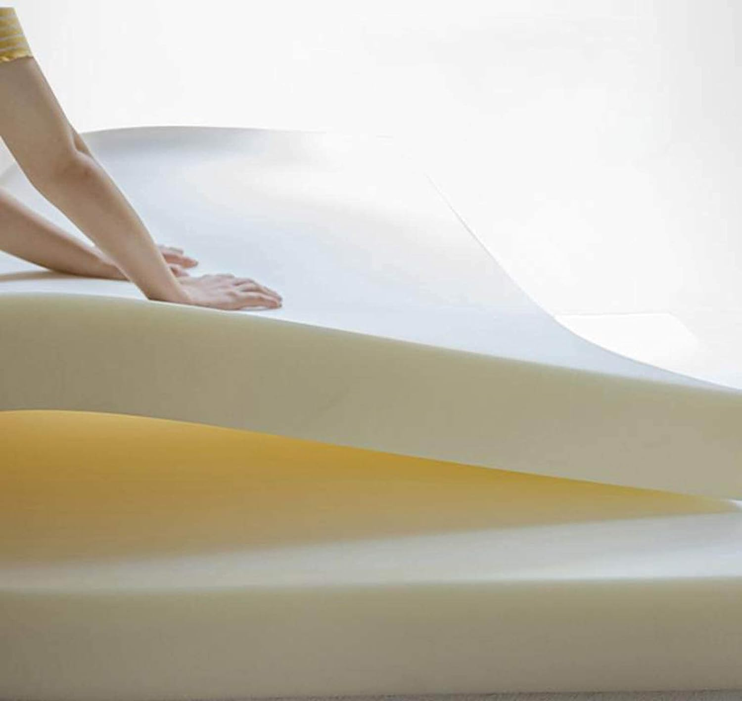 Indoor Outdoor Long Seat Cushion 100/120/200Cm, 5Cm Thick Garden Bench Cushion Dining Seat Cushion Pad Kitchen Home Wooden Bench (140X40Cm, Gray) image number 2