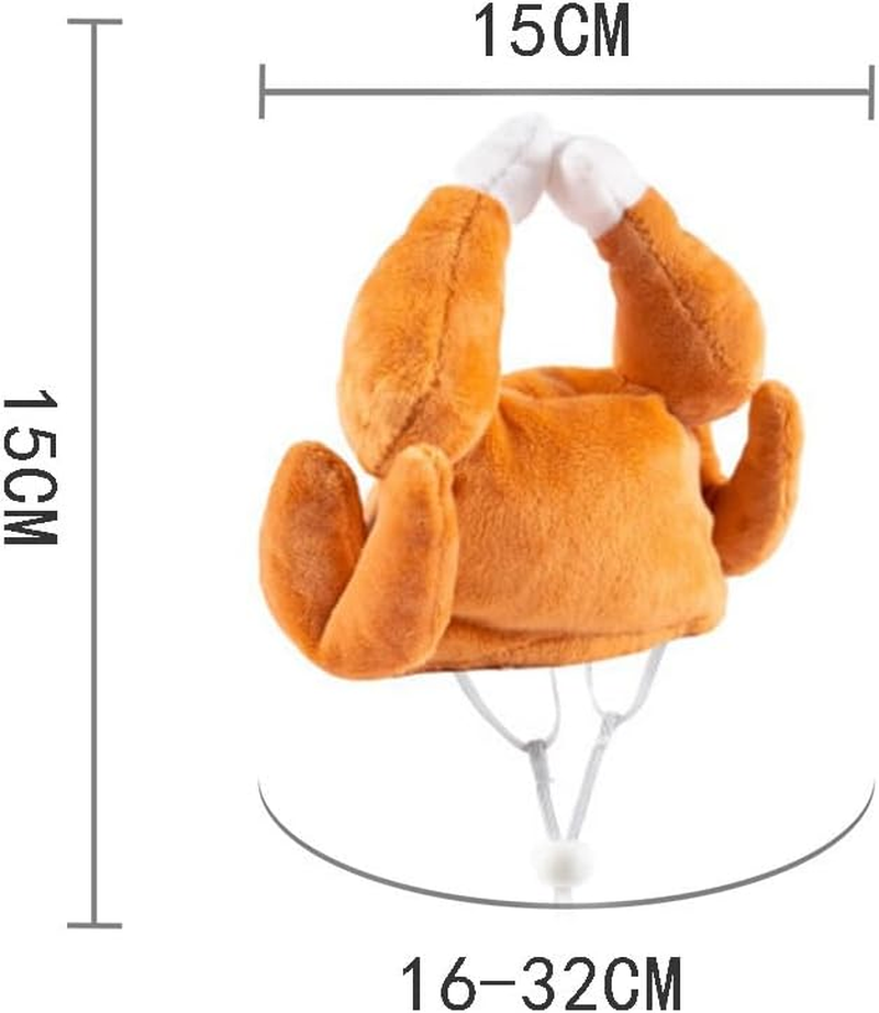 2PCS Cat Small Dog Halloween Hats Cat Halloween Pumpkin Hat Cat Hat Kitty Cap Headband Headgear Costume for Puppy Kitten (Orange, L) image number 1