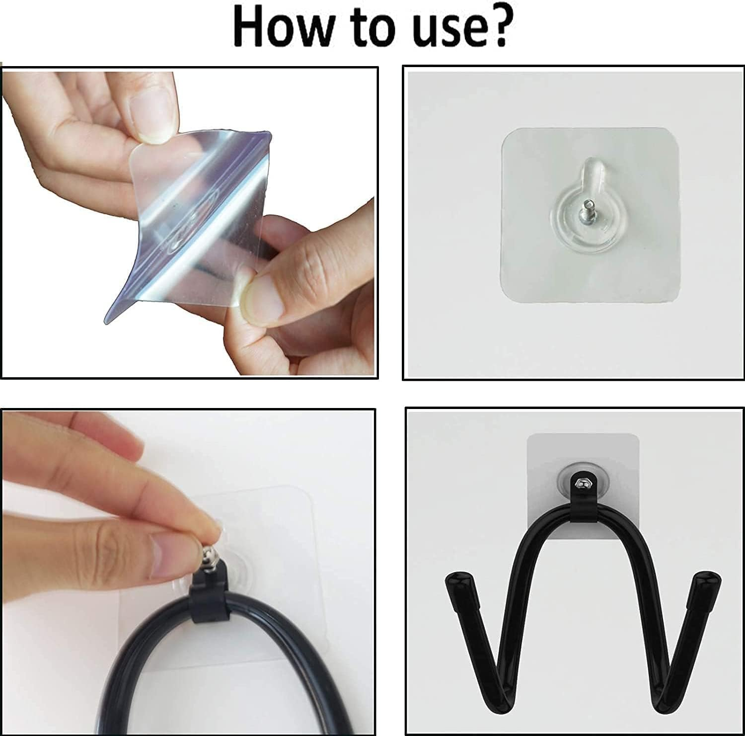 3 Pack Universal Self-Adhesive Game Controller Wall Mount Storage Organizer Stand Holder Hanger for Xbox One PS4 Switch Pro Controller,Headphone,Cables,Etc - No Drilling, Stick On image number 1