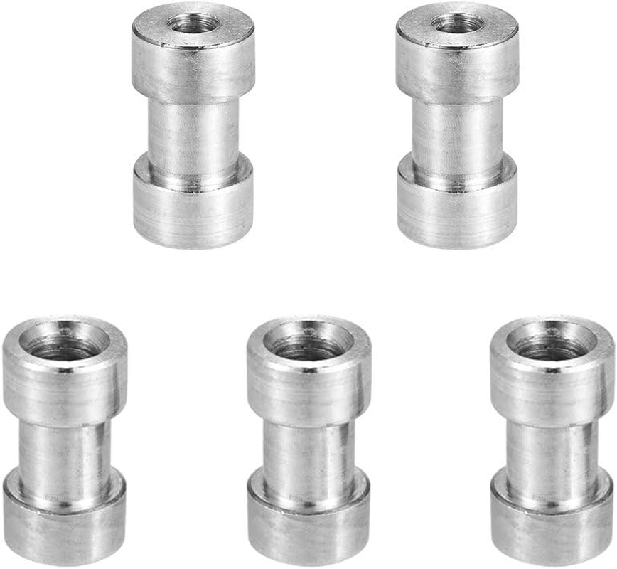 5Pcs 1/4"-20 and 3/8"-16 Female Spigot Screw Threaded Adapter for Camera Flash Light Bracket image number 1