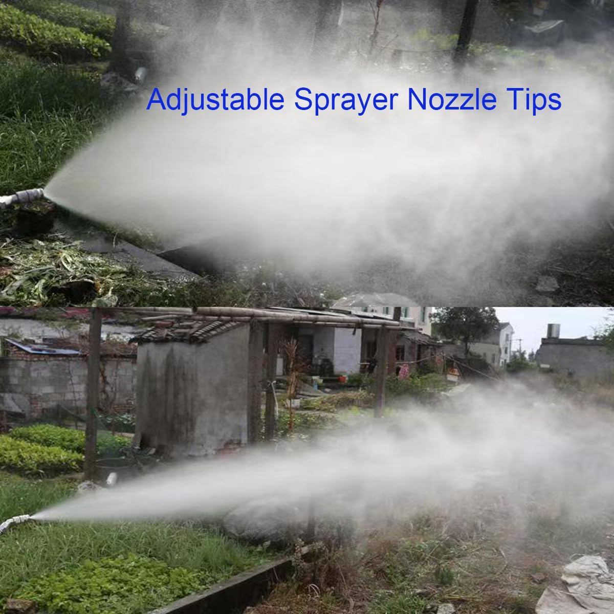 Adjustable Sprayer Nozzle Tips 2 Sets High Pressure Misting Spray Nozzle 1.5Mm Aperture image number 2